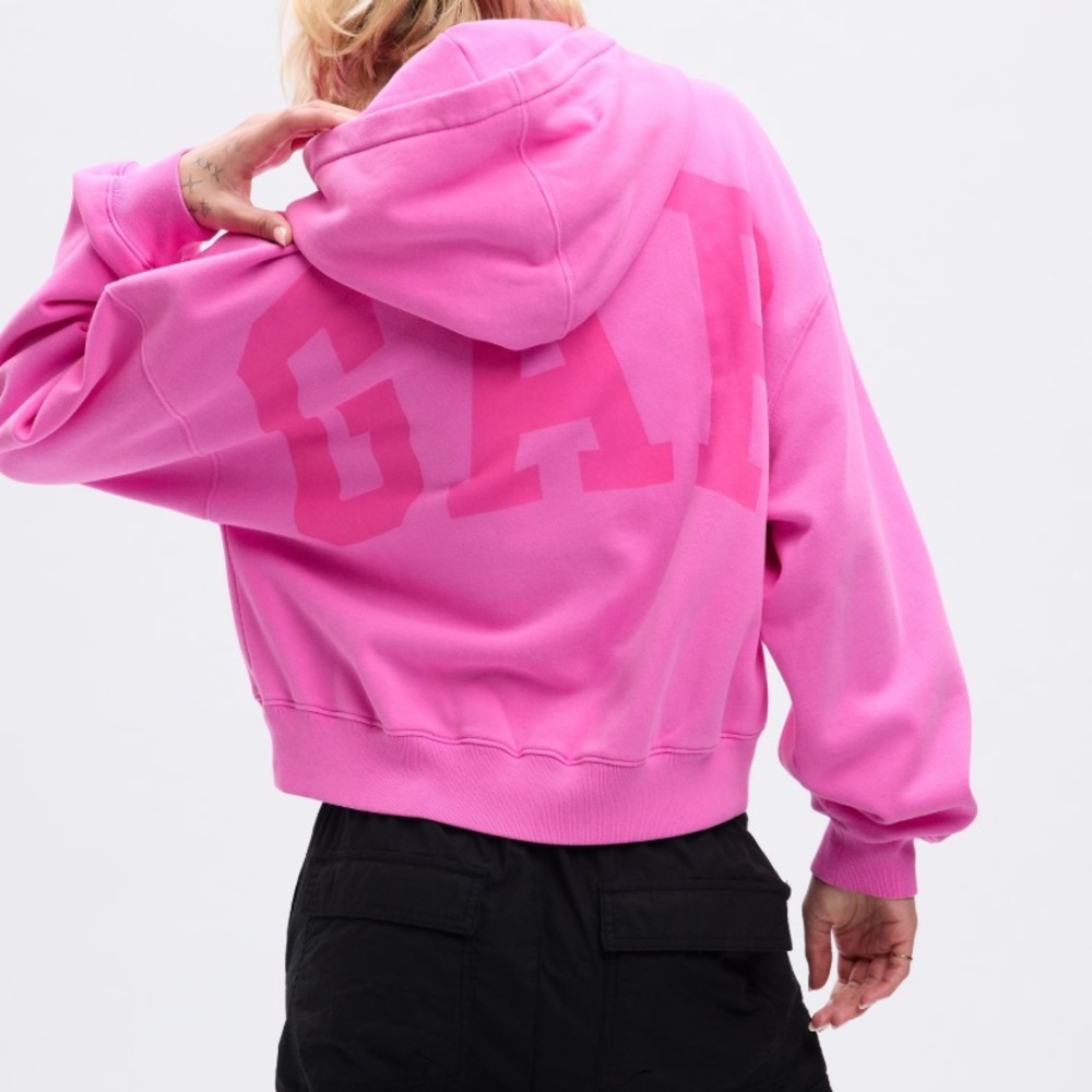 GAP Arch logo cropped Hoodie